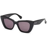 Max Mara MM0099 01A ONE SIZE (50) Črna/Vijolična | Shoptok.si