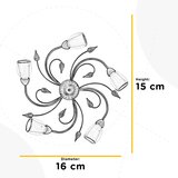 Lesnina XXXL STROPNA SVETILKA 4716 LILIANA 60/20 cm | Shoptok.si