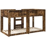  Krevet na kat za djecu Dimljeni hrast 80 x 200 cm | shoptok.hr