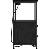  Noćni ormar Crni hrast 40 x 31 x 60 cm Konstruirano drvo | shoptok.hr