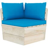  Vrtna kutna sofa od paleta s jastucima impregnirana smrekovina | shoptok.hr