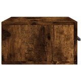 vidaXL Stenska nočna omarica dimljeni hrast 35x35x20 cm | Shoptok.si