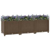  Povišena gredica 120 x 40 x 38 cm od polipropilena | shoptok.hr