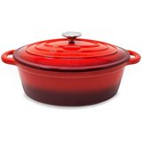 Klarstein Podolica, pekač, 4 l, lonec, litoželezni, emajlirani, ovalen, dva ročaja Cene