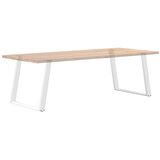  Noge za blagovaonski stol U-oblik 2 kom Bijele 100 x (72-73) cm Čelik | Eponuda.com
