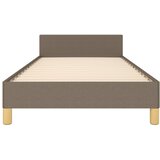  Okvir za krevet bez madraca smeđesivi 100 x 200 cm od tkanine | shoptok.hr