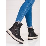 SHELOVET Black women's trappers with insulation | shoptok.hr