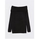 LC Waikiki Boat Neck Plain Long Sleeve Maternity Knitwear Sweater | shoptok.hr