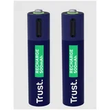 USB-C 2P - AAA/2 kom/ crna Punjiva baterija ( 25585 )