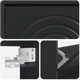  Ormar za cipele na zidu ALKMAAR 71 x 17 x 86 cm Crna - Crna | shoptok.hr