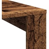 vidaXL Klubska mizica starinski les 100x100x35 cm inženirski les | Shoptok.si