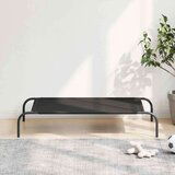 vidaXL Dvignjena pasja postelja črna 110x65x20 cm Oxford tkanina jeklo | Shoptok.si
