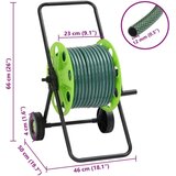  Zelena kolica za namatanje crijeva s crijevom od 30 m PVC | shoptok.hr