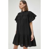 2NDDAY Bombažna obleka črna barva | Shoptok.si