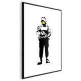  Plakat - Smiling Policeman 21x30 Crni okvir s margom | shoptok.hr