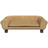 vidaXL Otroški kavč rjav 70x45x26 cm žamet | Shoptok.si