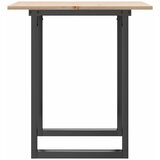  Blagovaonski stol O-oblika 70x70x75 cm od borovine i čelik | shoptok.hr