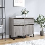 vidaXL Komoda 2 kosa siva sonoma 40x35x70 cm inženirski les Cene
