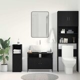  Kupaonski ormarić za sudoper Crni hrast 80 x 30 x 60 cm | shoptok.hr
