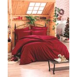  Stripe - claret red v2 claret red satin double quilt cover set | ePonuda.com