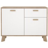 Tvilum Bela/v naravni barvi komoda v hrastovem dekorju 99x73x39 cm Ikast – | Shoptok.si