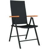  5-dijelni vrtni blagovaonski set crni | shoptok.hr