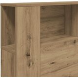  Uzglavlje s ormarićem boja hrasta 180x18,5x102,5 cm drveni | shoptok.hr