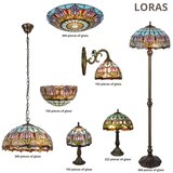  Brilagi - Tiffany vitražna stona lampa LORAS 1xE14/40W/230V | Eponuda.com