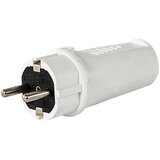  Utikač dvopolni masivni pvc beli | Eponuda.com