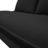 MID.YOU LEŽALNIK, črna tekstil | Shoptok.si