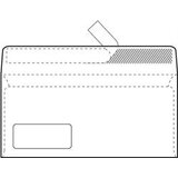  Kuverta amerikanka, 230 x 110 mm, z levim okencem, 500 kosov, 90 g | Shoptok.si