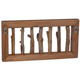  Vješalica Smeđa 50 x 11 x 25 cm Čvrsto mahagonijsko drvo | shoptok.hr