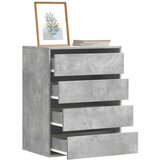  Kutna komoda s ladicama siva boja betona 60x41x76 cm drveni | shoptok.hr