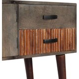  Konzolni stol sivi 120 x 35 x 75 cm grubo masivno drvo manga | shoptok.hr