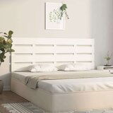  Uzglavlje bijelo 120 x 3 x 80 cm od masivne borovine | shoptok.hr