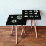 Hanah home set klub stočića 2Shp413, 2 komada, Crni | ePonuda.com
