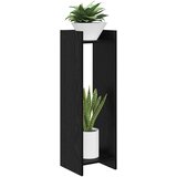  Stalak za biljke s policom 2 pcs Crni Hrast 30 x 30 x 100 cm | shoptok.hr