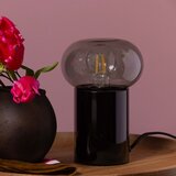 Brilliant Stona lampa KNUT 1xE27/25W/230V crna/prozirna | Eponuda.com