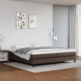 The Living Store Posteljni okvir rjav 200x200 cm umetno usnje - Posteljni Okvir, (21524657) Cene