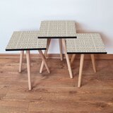 Hanah home set klub stočića 3Shp166, 3 komada, Šarena Cene