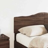  Uzglavlje s uzglavljem Smeđi hrast 120 cm Konstruirano drvo | shoptok.hr