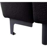 MID.YOU KOTNA SEDEŽNA GARNITURA, mikrovlakna črna | Shoptok.si