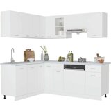  11-dijelni set kuhinjskih ormarića bijeli od iverice | shoptok.hr