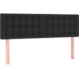  LED uzglavlje crno 144 x 5 x 78/88 cm od umjetne kože | shoptok.hr