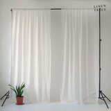Linen Tales Bela prosojna zavesa 130x200 cm Daytime – Linen Tales Cene