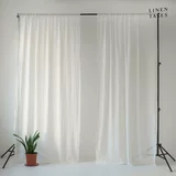 Linen Tales Bela prosojna zavesa 130x200 cm Daytime – Linen Tales
