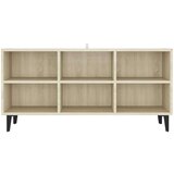 TV ormarić s metalnim nogama boja hrasta sonome 103 5x30x50 cm | shoptok.hr