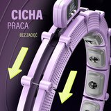  Hhm14 hula hoop ljubičasti magnetni s utegom + brojačem hms | shoptok.hr