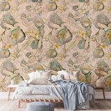  Foto tapeta - Green and yellow autumn souvenirs - floral design with leaves 196x140 | shoptok.hr