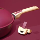 Cookut Ponev s pokrovom Fabuleuse 8v1 / 28cm / vinsko rdeča / aluminij, (5000198717) | Shoptok.si